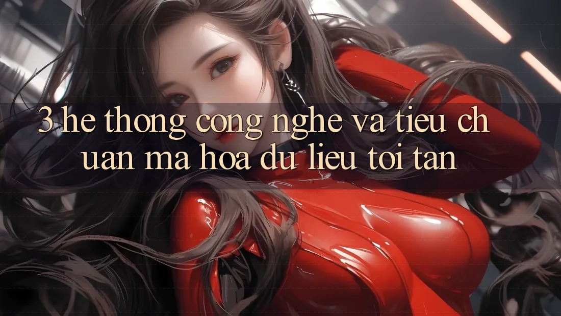 3. Hệ thống công nghệ và tiêu chuẩn mã hóa dữ liệu tối tân 3. Hệ thống công nghệ và tiêu chuẩn mã hóa dữ liệu tối tân