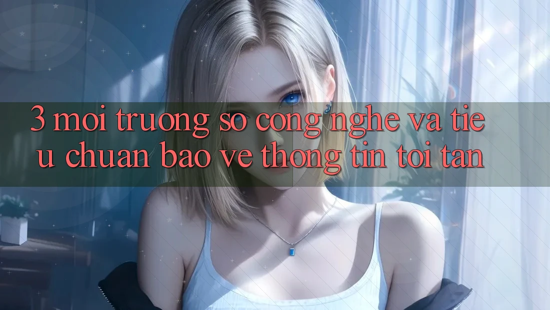3. Môi trường số công nghệ và tiêu chuẩn bảo vệ thông tin tối tân 3. Môi trường số công nghệ và tiêu chuẩn bảo vệ thông tin tối tân