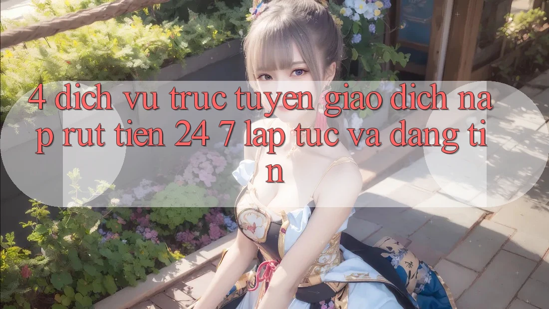 4. Dịch vụ trực tuyến giao dịch nạp - rút tiền 24/7: Lập tức và đáng tin