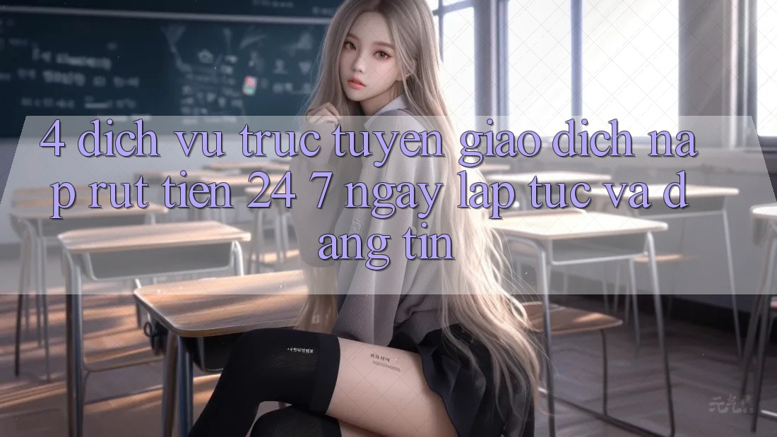 4. Dịch vụ trực tuyến giao dịch nạp - rút tiền 24/7: Ngay lập tức và đáng tin 4. Dịch vụ trực tuyến giao dịch nạp - rút tiền 24/7: Ngay lập tức và đáng tin
