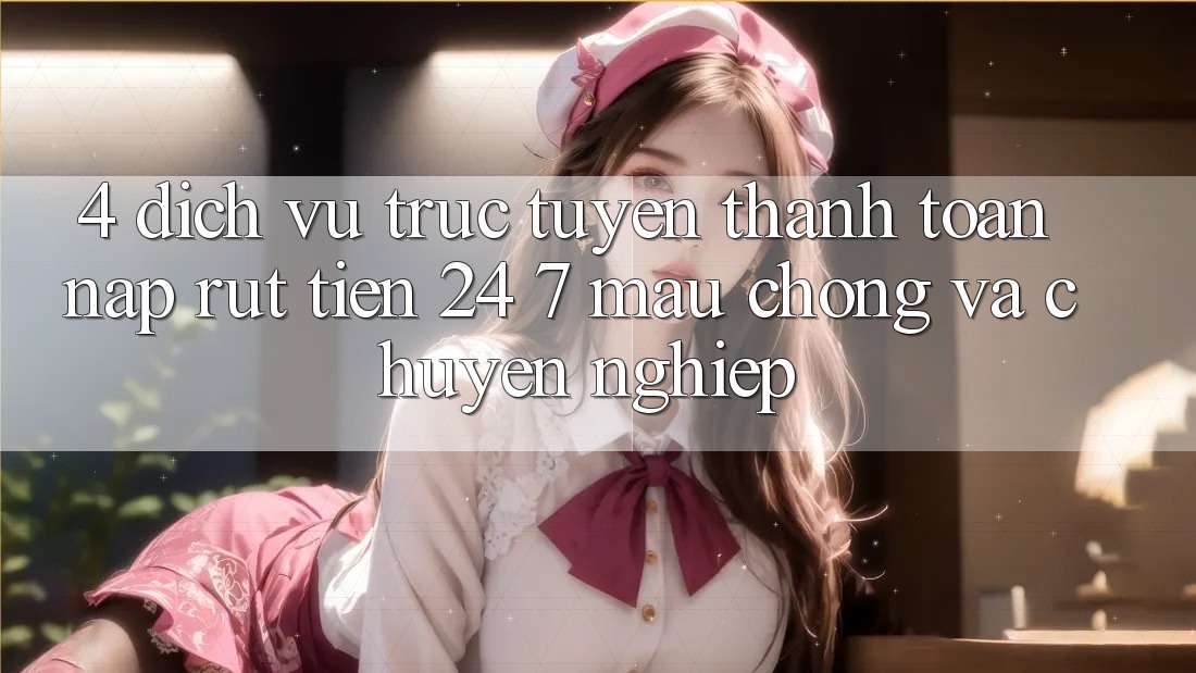 4. Dịch vụ trực tuyến thanh toán nạp - rút tiền 24/7: Mau chóng và chuyên nghiệp 4. Dịch vụ trực tuyến thanh toán nạp - rút tiền 24/7: Mau chóng và chuyên nghiệp