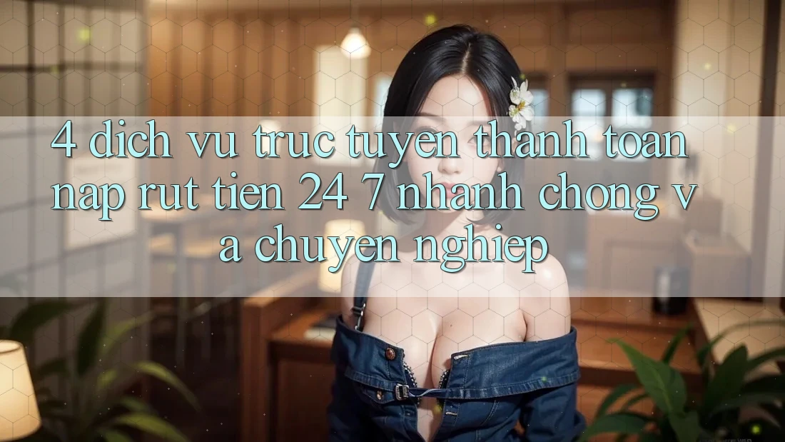 4. Dịch vụ trực tuyến thanh toán nạp - rút tiền 24/7: Nhanh chóng và chuyên nghiệp