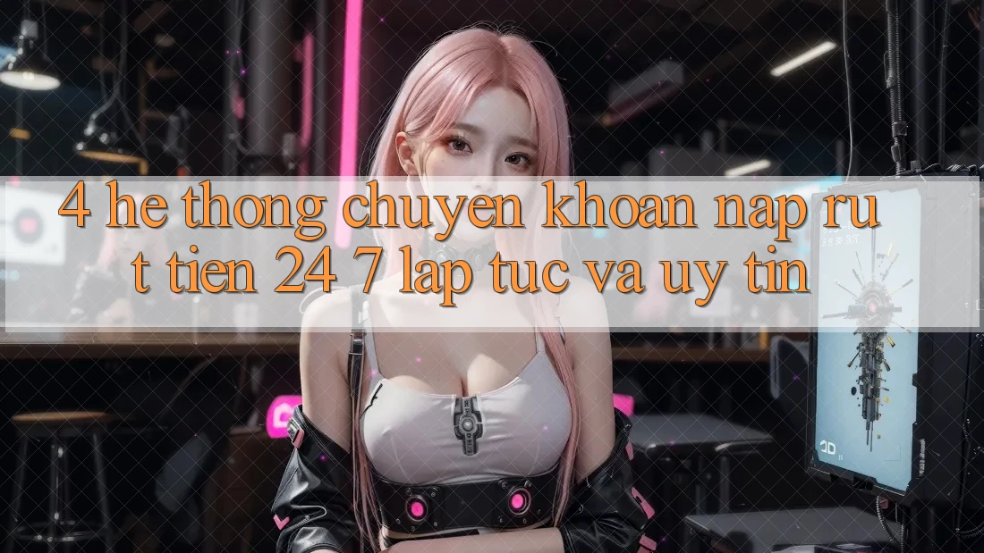 4. Hệ thống chuyển khoản nạp - rút tiền 24/7: Lập tức và uy tín