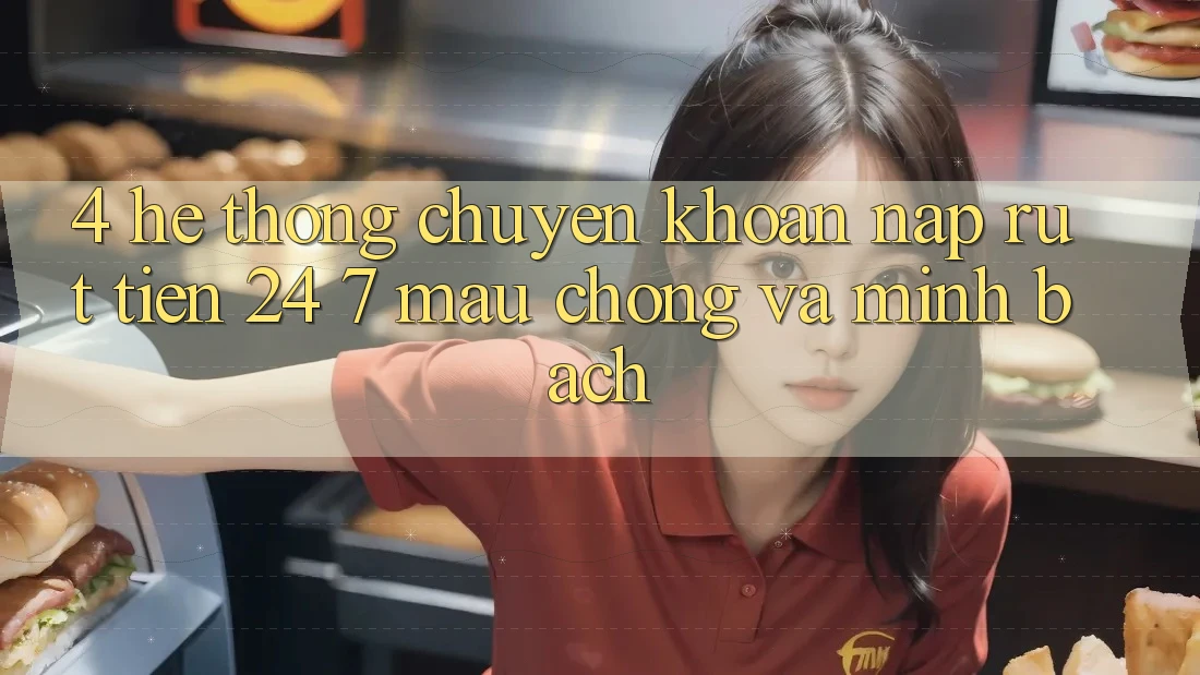 4. Hệ thống chuyển khoản nạp - rút tiền 24/7: Mau chóng và minh bạch