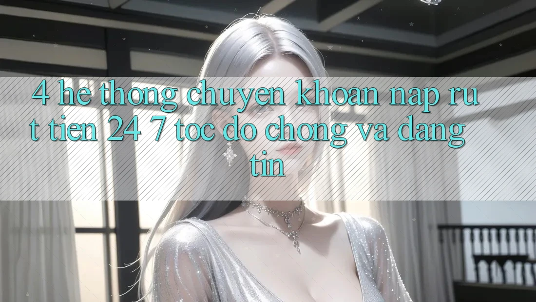 4. Hệ thống chuyển khoản nạp - rút tiền 24/7: Tốc độ chóng và đáng tin 4. Hệ thống chuyển khoản nạp - rút tiền 24/7: Tốc độ chóng và đáng tin