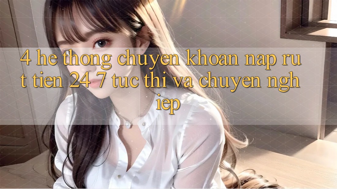4. Hệ thống chuyển khoản nạp - rút tiền 24/7: Tức thì và chuyên nghiệp 4. Hệ thống chuyển khoản nạp - rút tiền 24/7: Tức thì và chuyên nghiệp