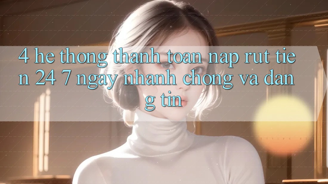 4. Hệ thống thanh toán nạp - rút tiền 24/7: Ngay nhanh chóng và đáng tin 4. Hệ thống thanh toán nạp - rút tiền 24/7: Ngay nhanh chóng và đáng tin