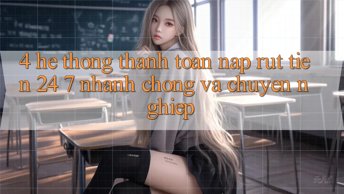 4. Hệ thống thanh toán nạp - rút tiền 24/7: Nhanh chóng và chuyên nghiệp 4. Hệ thống thanh toán nạp - rút tiền 24/7: Nhanh chóng và chuyên nghiệp