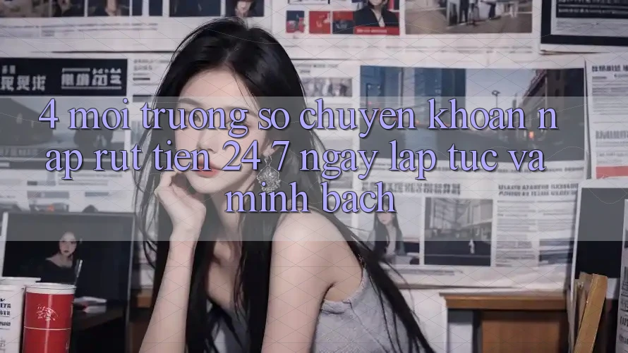 4. Môi trường số chuyển khoản nạp - rút tiền 24/7: Ngay lập tức và minh bạch
