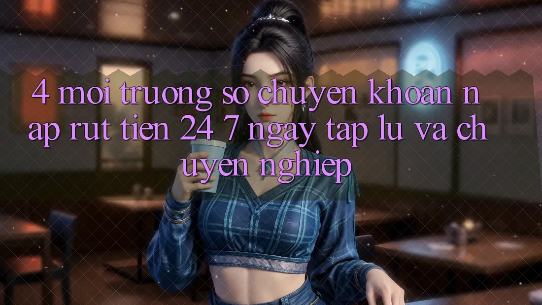 4. Môi trường số chuyển khoản nạp - rút tiền 24/7: Ngay tắp lự và chuyên nghiệp