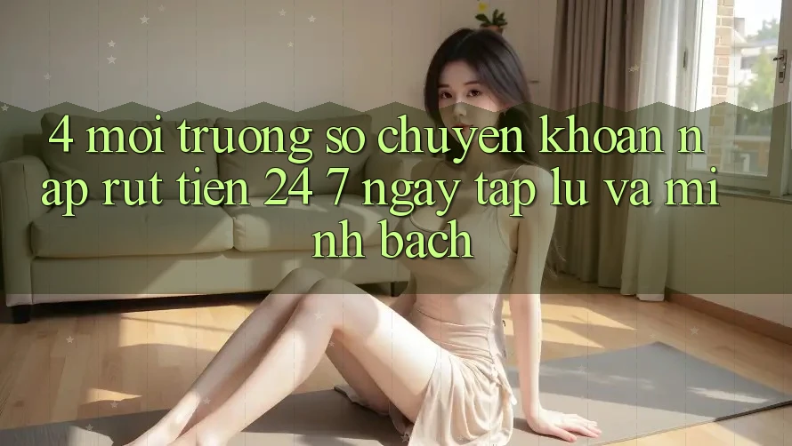 4. Môi trường số chuyển khoản nạp - rút tiền 24/7: Ngay tắp lự và minh bạch