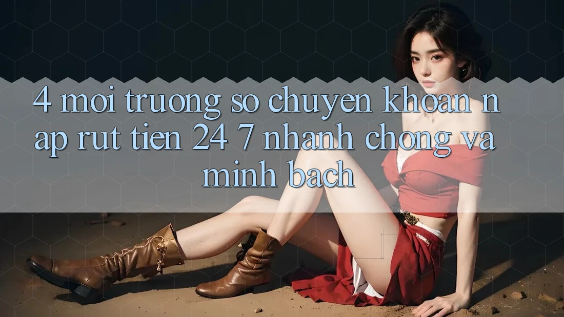 4. Môi trường số chuyển khoản nạp - rút tiền 24/7: Nhanh chóng và minh bạch