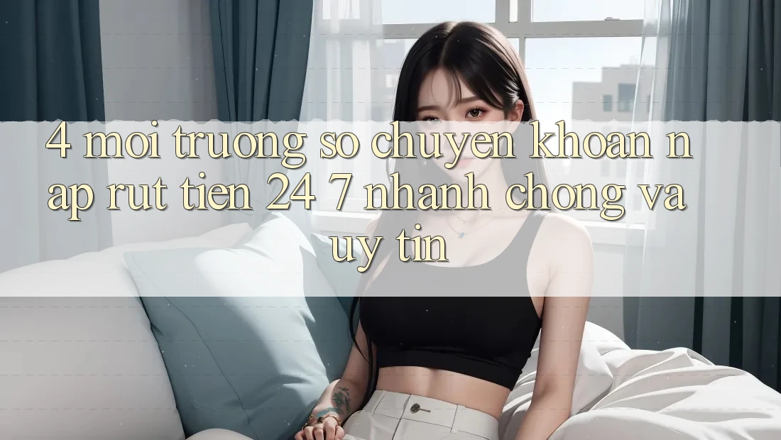 4. Môi trường số chuyển khoản nạp - rút tiền 24/7: Nhanh chóng và uy tín 4. Môi trường số chuyển khoản nạp - rút tiền 24/7: Nhanh chóng và uy tín