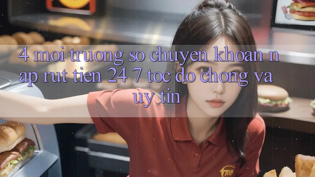 4. Môi trường số chuyển khoản nạp - rút tiền 24/7: Tốc độ chóng và uy tín 4. Môi trường số chuyển khoản nạp - rút tiền 24/7: Tốc độ chóng và uy tín