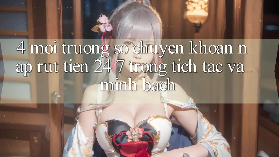 4. Môi trường số chuyển khoản nạp - rút tiền 24/7: Trong tích tắc và minh bạch 4. Môi trường số chuyển khoản nạp - rút tiền 24/7: Trong tích tắc và minh bạch