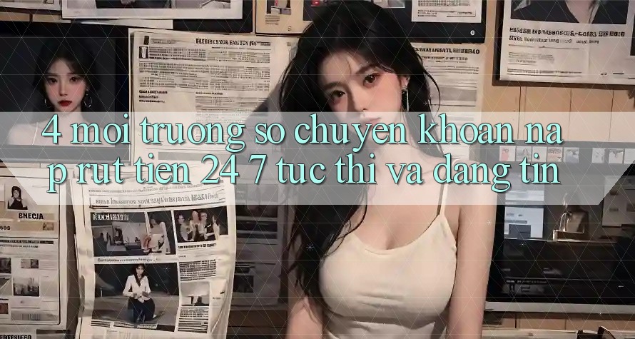 4. Môi trường số chuyển khoản nạp - rút tiền 24/7: Tức thì và đáng tin