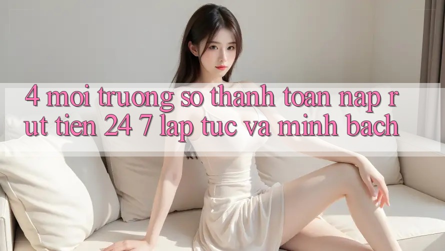 4. Môi trường số thanh toán nạp - rút tiền 24/7: Lập tức và minh bạch 4. Môi trường số thanh toán nạp - rút tiền 24/7: Lập tức và minh bạch