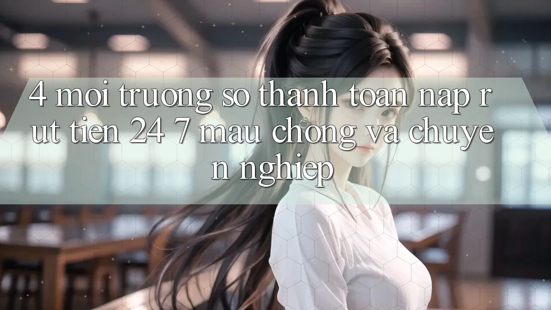4. Môi trường số thanh toán nạp - rút tiền 24/7: Mau chóng và chuyên nghiệp 4. Môi trường số thanh toán nạp - rút tiền 24/7: Mau chóng và chuyên nghiệp