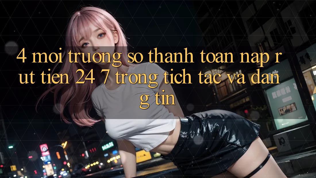 4. Môi trường số thanh toán nạp - rút tiền 24/7: Trong tích tắc và đáng tin 4. Môi trường số thanh toán nạp - rút tiền 24/7: Trong tích tắc và đáng tin