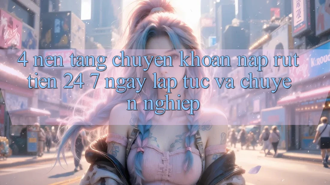 4. Nền tảng chuyển khoản nạp - rút tiền 24/7: Ngay lập tức và chuyên nghiệp
