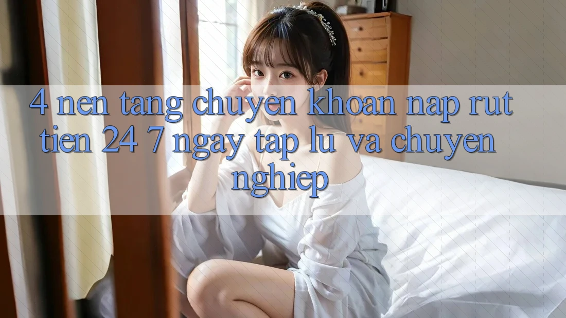 4. Nền tảng chuyển khoản nạp - rút tiền 24/7: Ngay tắp lự và chuyên nghiệp