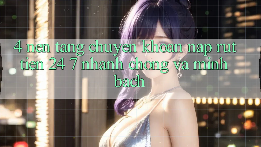 4. Nền tảng chuyển khoản nạp - rút tiền 24/7: Nhanh chóng và minh bạch