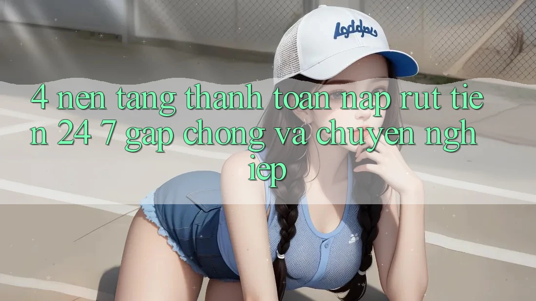 4. Nền tảng thanh toán nạp - rút tiền 24/7: Gấp chóng và chuyên nghiệp 4. Nền tảng thanh toán nạp - rút tiền 24/7: Gấp chóng và chuyên nghiệp