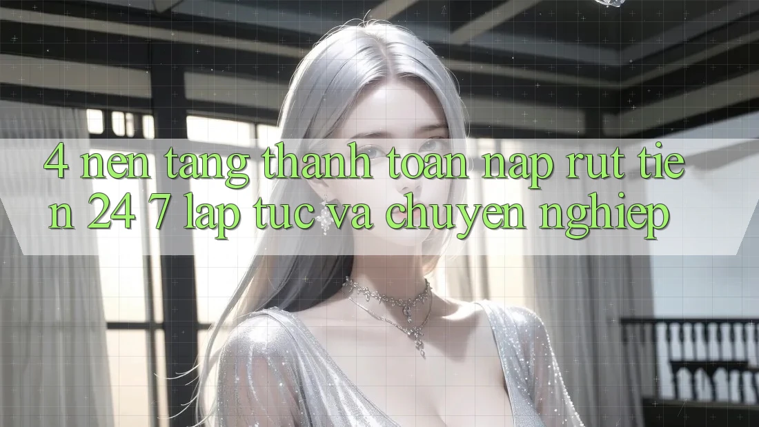 4. Nền tảng thanh toán nạp - rút tiền 24/7: Lập tức và chuyên nghiệp