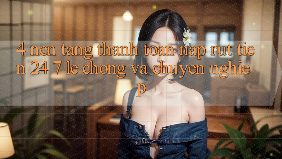 4. Nền tảng thanh toán nạp - rút tiền 24/7: Lẹ chóng và chuyên nghiệp 4. Nền tảng thanh toán nạp - rút tiền 24/7: Lẹ chóng và chuyên nghiệp