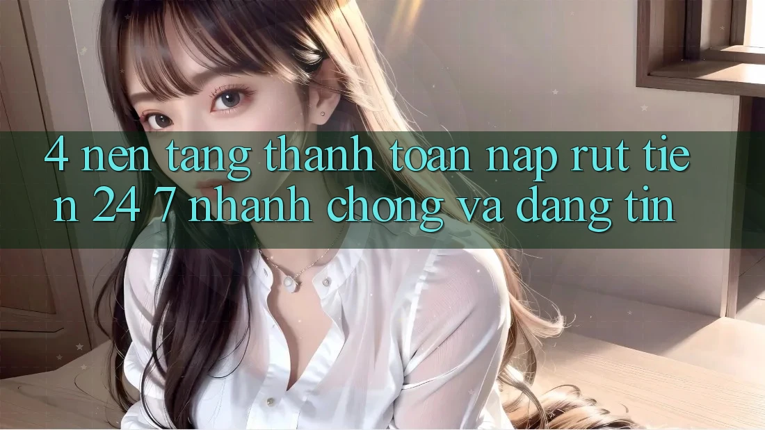 4. Nền tảng thanh toán nạp - rút tiền 24/7: Nhanh chóng và đáng tin
