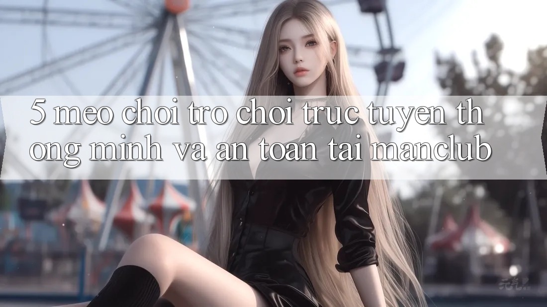5. Mẹo chơi Trò chơi trực tuyến thông minh và an toàn tại Manclub 5. Mẹo chơi Trò chơi trực tuyến thông minh và an toàn tại Manclub