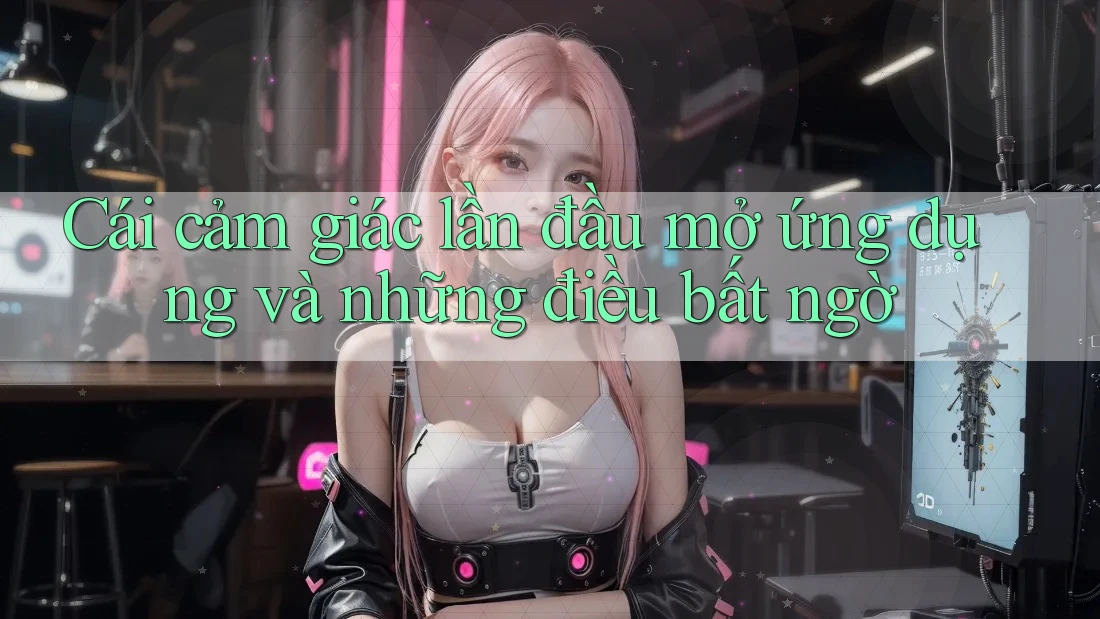 Cái cảm giác lần đầu mở ứng dụng và những điều bất ngờ Cái cảm giác lần đầu mở ứng dụng và những điều bất ngờ
