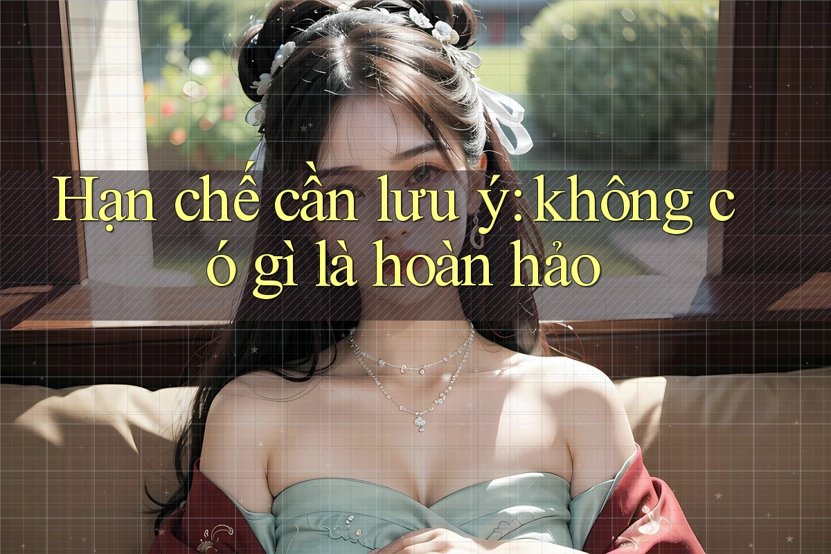 Hạn chế cần lưu ý – không có gì là hoàn hảo Hạn chế cần lưu ý – không có gì là hoàn hảo