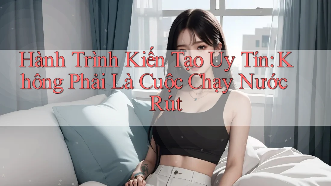 Hành Trình Kiến Tạo Uy Tín: Không Phải Là Cuộc Chạy Nước Rút