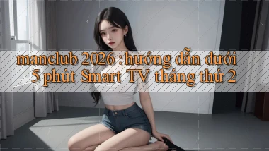 manclub 2026 hướng dẫn dưới 5 phút Smart TV tháng thứ 2