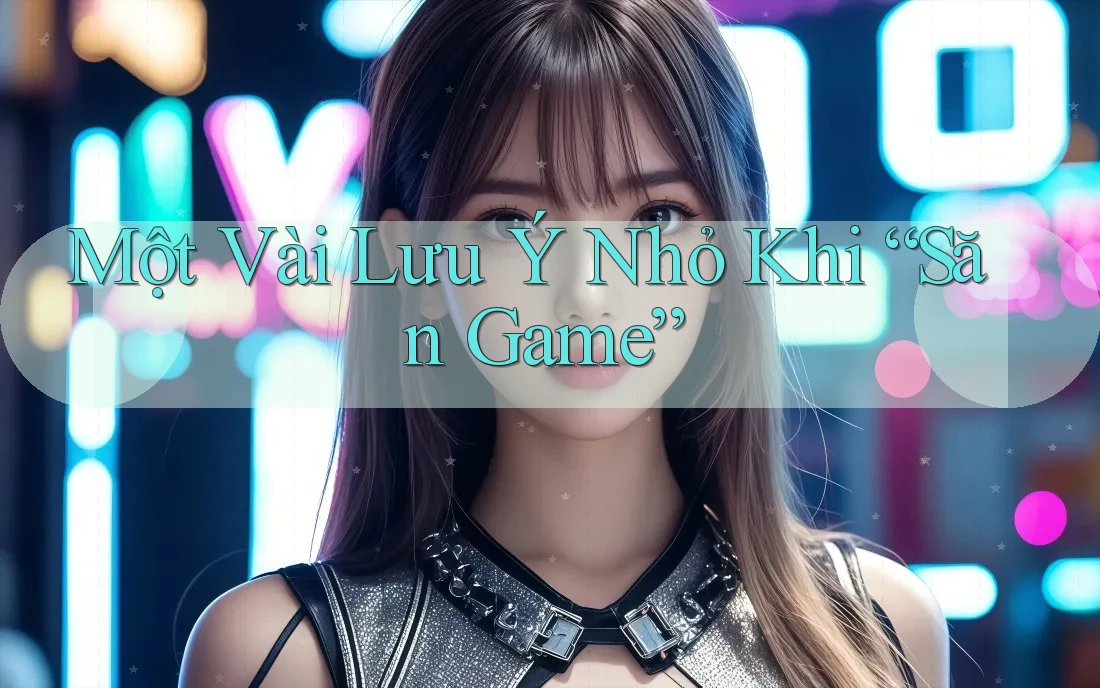 Một Vài Lưu Ý Nhỏ Khi “Săn Game” Một Vài Lưu Ý Nhỏ Khi “Săn Game”