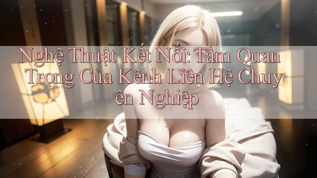 Nghệ Thuật Kết Nối: Tầm Quan Trọng Của Kênh Liên Hệ Chuyên Nghiệp Nghệ Thuật Kết Nối: Tầm Quan Trọng Của Kênh Liên Hệ Chuyên Nghiệp