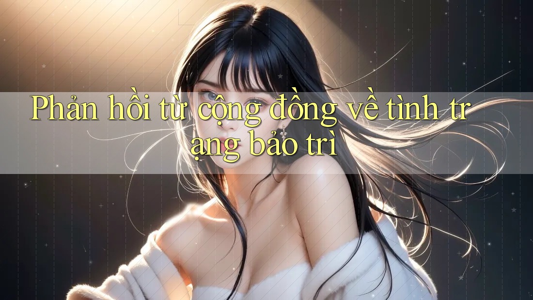 Phản hồi từ cộng đồng về tình trạng bảo trì