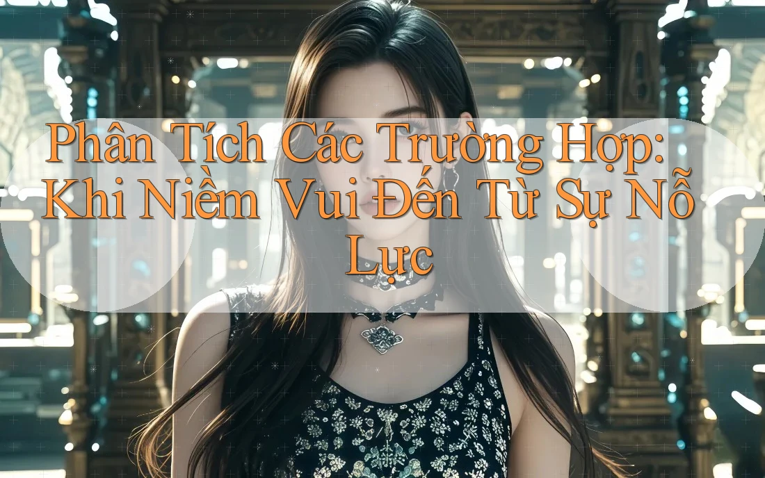 Phân Tích Các Trường Hợp: Khi Niềm Vui Đến Từ Sự Nỗ Lực Phân Tích Các Trường Hợp: Khi Niềm Vui Đến Từ Sự Nỗ Lực