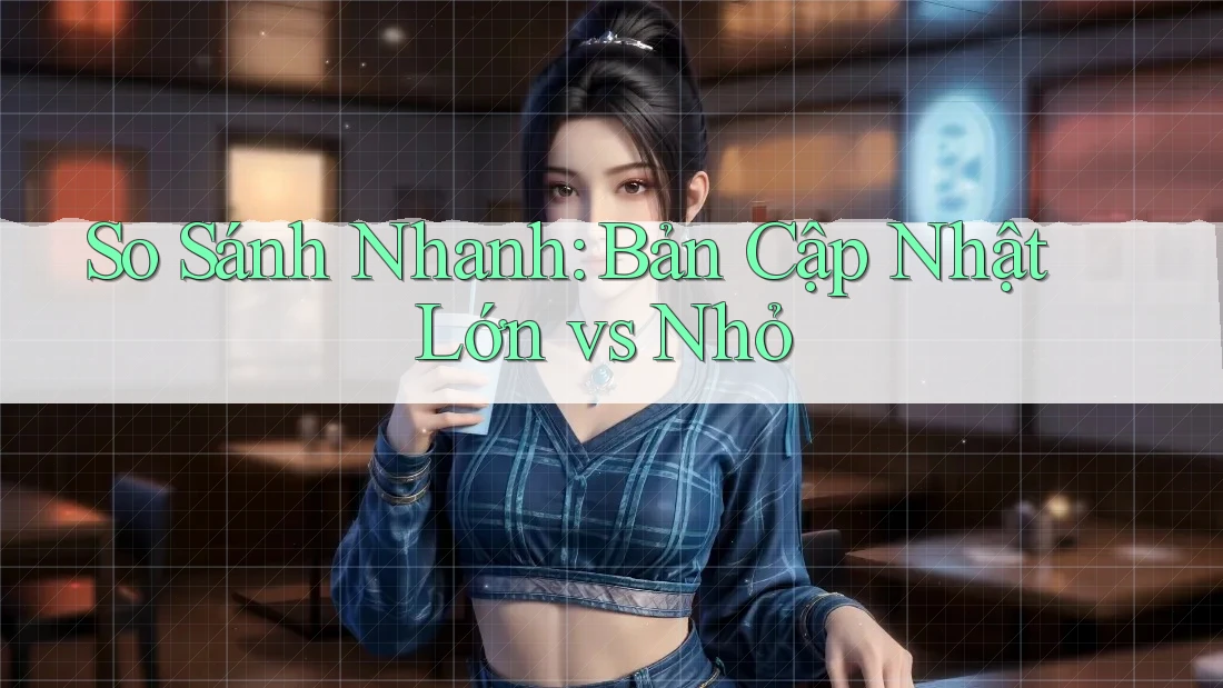 So Sánh Nhanh: Bản Cập Nhật Lớn vs Nhỏ So Sánh Nhanh: Bản Cập Nhật Lớn vs Nhỏ