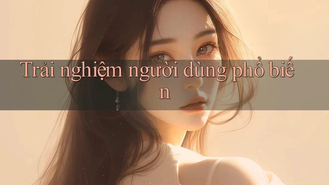 Trải nghiệm người dùng phổ biến Trải nghiệm người dùng phổ biến