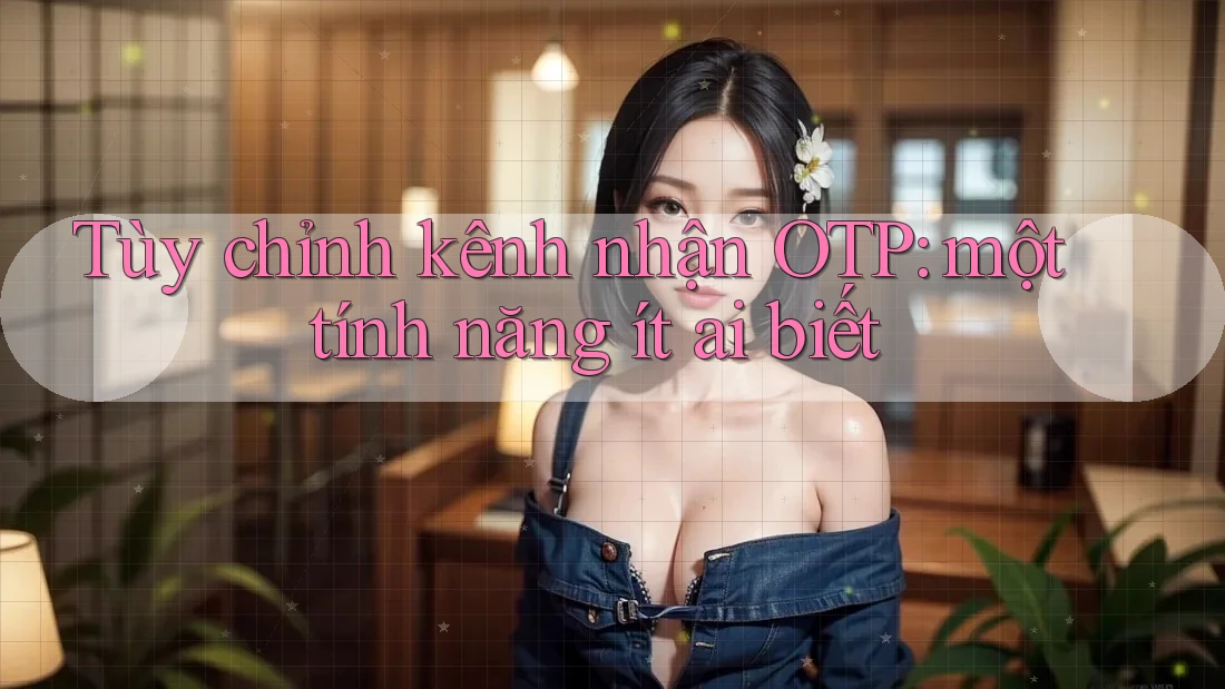 Tùy chỉnh kênh nhận OTP: một tính năng ít ai biết